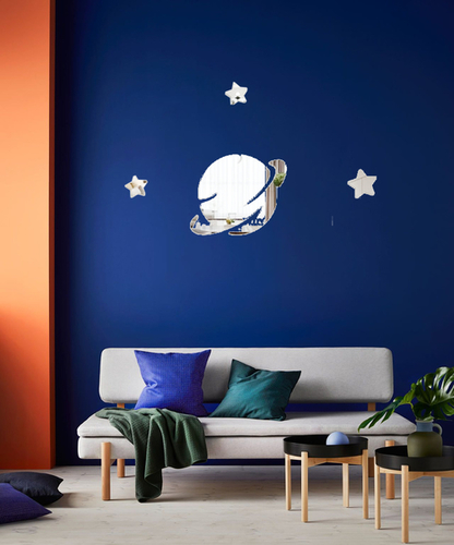 3d Wall Mirror Sticker Sticker