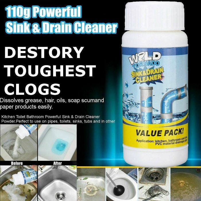 Wild Tornado Sink & Drain Cleaner