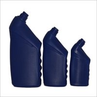 Blue Plastic Toilet Cleaner Bottle