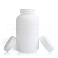 HDPE Tablet / Pill / Capsule Packer Bottle - 300 ml