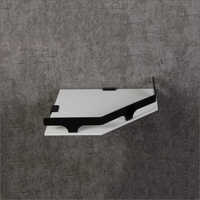 White Acrylic Bathroom Corner Shelf