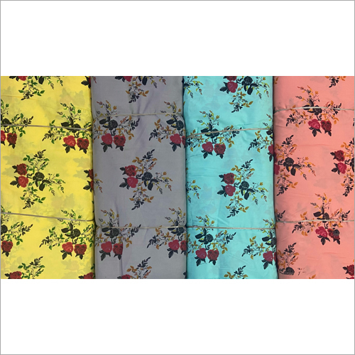 Rayon Pigment Printed Fabric