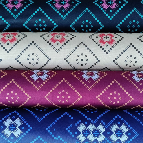 Modern Rayon Printed Fabric