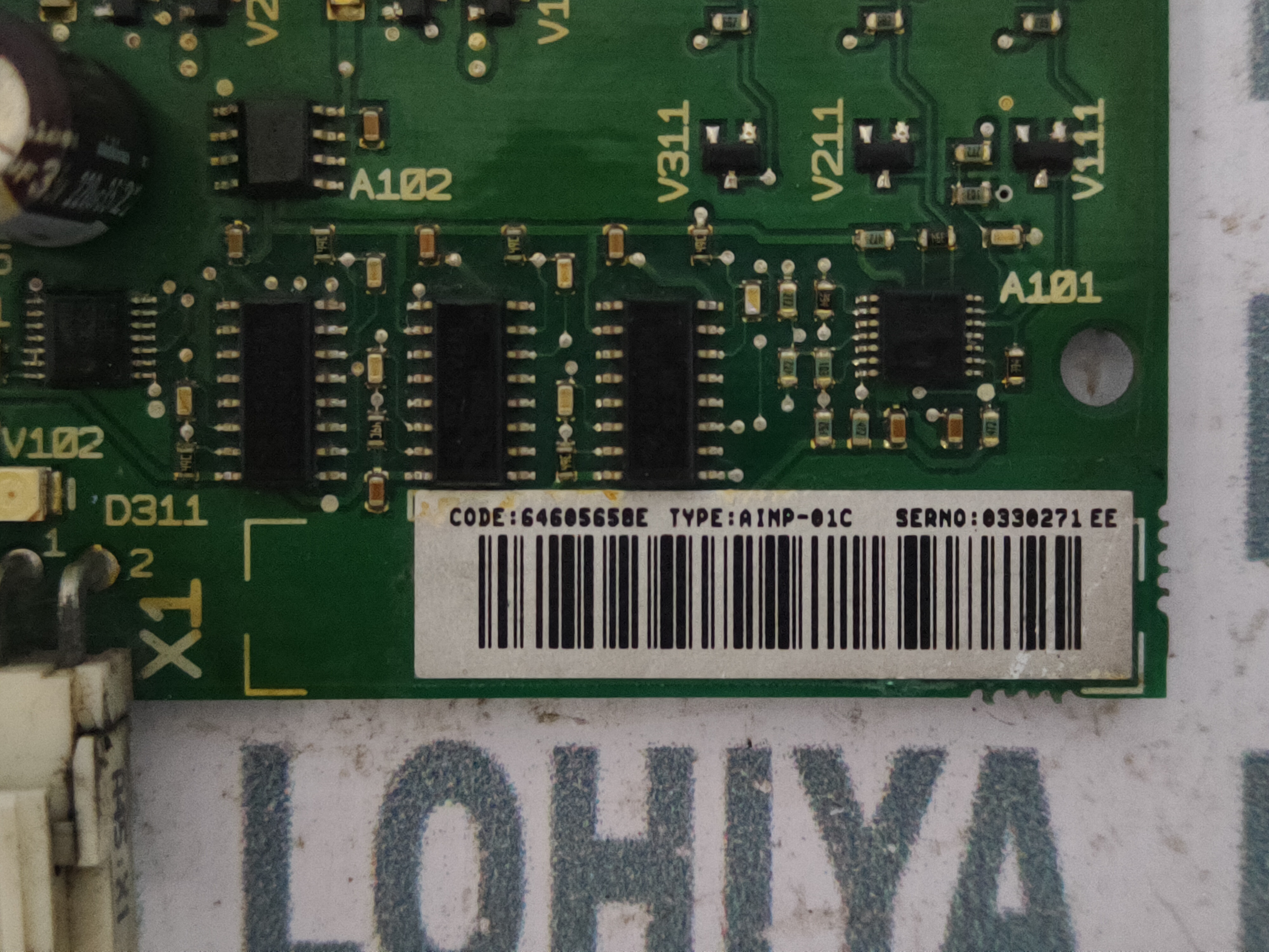 ABB AINP-01C 64605658E INPUT BRIDGE CONTROL BOARD