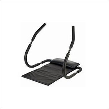 AB Roller - Steel & Foam, 1200x400 mm, Black | Strengthen Abdominal & Back Muscles, 120 kg Weight Capacity, Ideal for Home Workouts