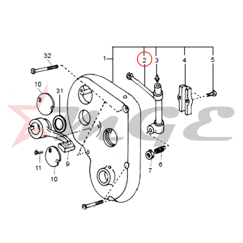 Clutch Lever For Royal Enfield - Reference Part Number - #140336/A