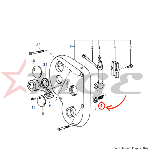 Adjuster Assembly For Royal Enfield - Reference Part Number - #140330/6