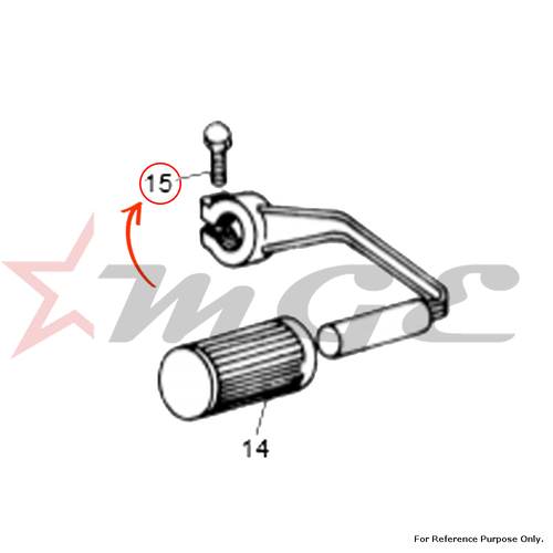 Slotted Cheese Head Screw For Royal Enfield - Reference Part Number - #142291
