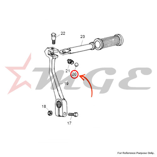 As Per Photo Ball 1/4" For Royal Enfield - Reference Part Number - #140201