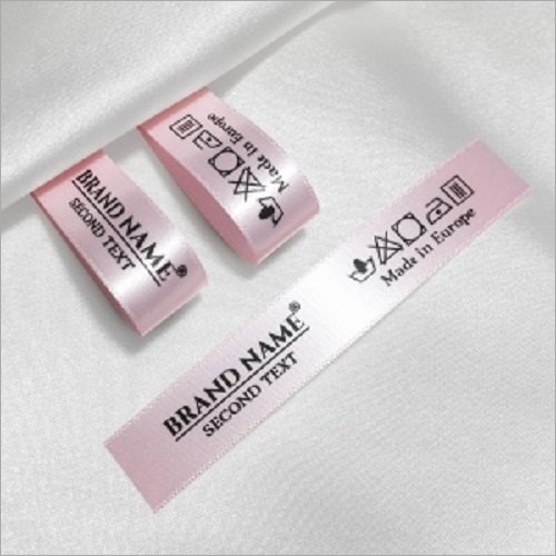 Satin Printed Clothing Labels