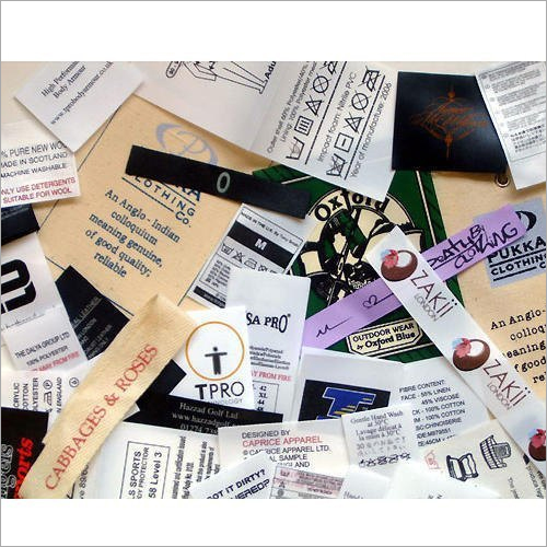 Taffeta Satin Printed Labels