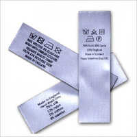 Satin Printed Labels