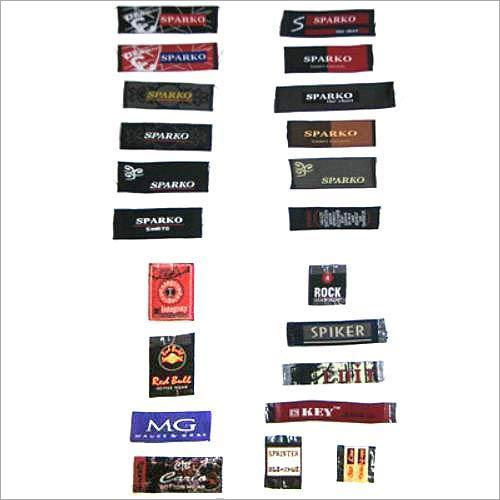 As Per Requirement Printed Taffeta Woven Labels