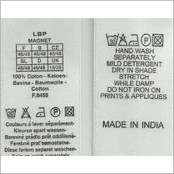Printed Woven Washcare Labels