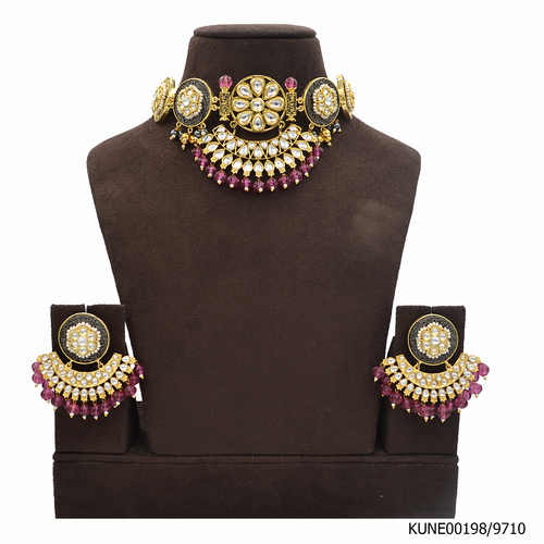 Kundan Choker Necklace Set