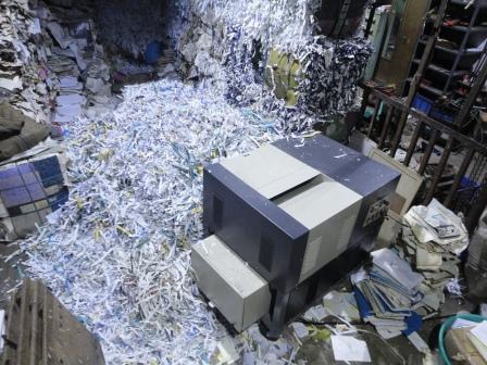Big Industrial Paper Shredder