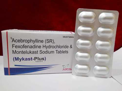 Acebrophylline (SR), Fexofenadine Hydrochloride & Montelukast Sodium Tablets