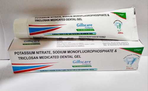 Potassium Nitrate, Sodium Monofluorophosphate & Triclosan Medicated Dental Gel By JABS BIOTECH PVT. LTD.