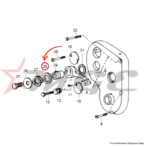 Washer Neutral Lever For Royal Enfield - Reference Part Number - #110258/3