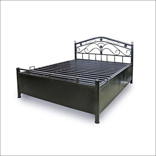 Wrought Iron Powder Coated Box Bed