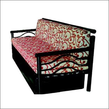 Eco-Friendly Wrought Iron Three Seater Sofa Cum Bed