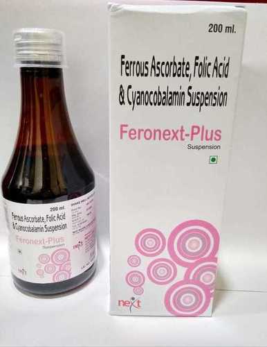 Ferrous Ascorbate, Folic Acid & Cyanocobalamin Suspension By JABS BIOTECH PVT. LTD.