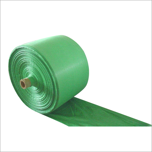 PP Woven Green Laminated Fabric Roll