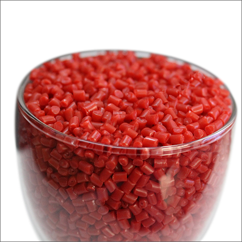 Plastic Red Reprocess Granules - High Density Plastic Injection Moulding Grade | Resistant to Chemicals Crack Resistant Reprocessed Type