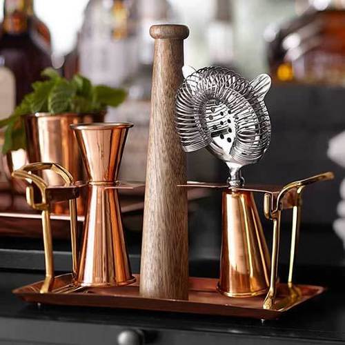 Stainnless Steel Copper Bar Tools With Stand