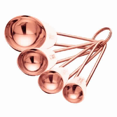 Copper Measuring Spoon Set