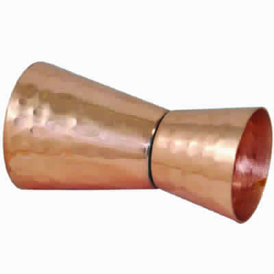 Copper Hammered Peg Measure