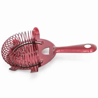 Polished Stainless Steel Colored Bar Strainer