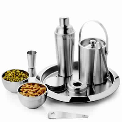 Stainless Steel Plain Bar Set