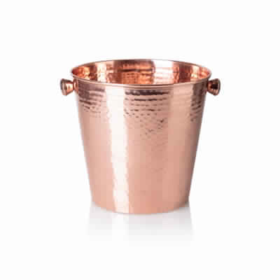 Copper Hammered Bucket