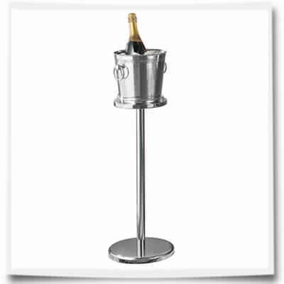 Stainless Steel Bucket With Stand