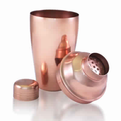 Copper Plain Cocktail Shaker