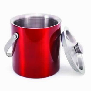 Stainless Steel Double Wall Colored Ice Bucket