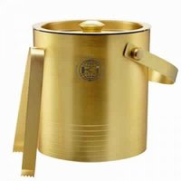 Stainless Steel Pure Golden Ice Bucket