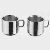 Steel Tea And Coffee Mugs 