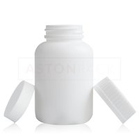 White HDPE Round Capsule Bottle - 150cc