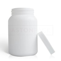 White HDPE Round Capsule Bottle - 250cc