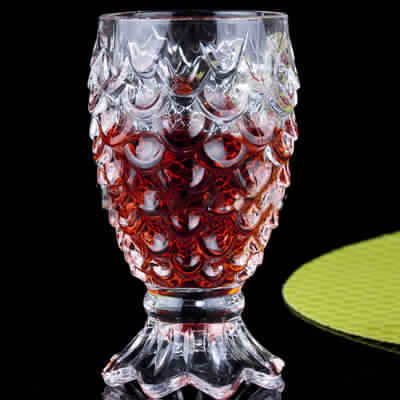 Crystal Pineapple Design Glass Set