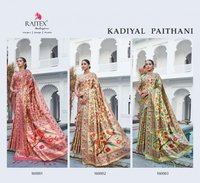 Rajtex Kadiyal Paithani Silk 160001-160003 Series Saree Catalog