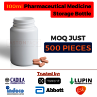 Pharmaceutical Medicine Storage Bottles - 100 ml