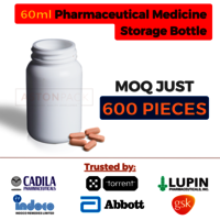 Pharmaceutical Medicine Storage Bottles - 60 ml