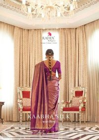 Rajtex Kaabha Silk 204001-204006 Seroes Handloom Weaving Silk Saree Catalog