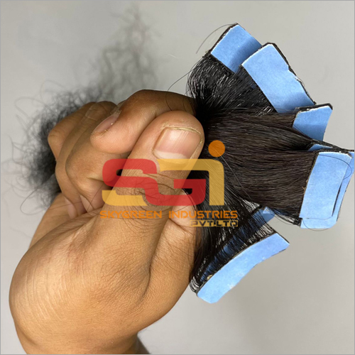 Natural Hair Tape in Extensions