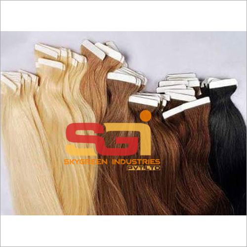Coloured Straight Hair Tape in Extensions