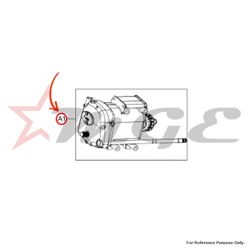 Gear Box Assembly 5 Speed With Clutch - 4 Plate For Royal Enfield - Reference Part Number - #597241
