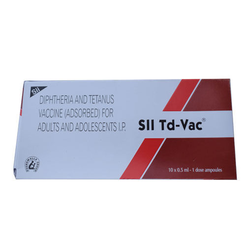 TD Vaccine - 10 ml Liquid Formulation | Intramuscular Administration, Protection Against Tetanus & Diphtheria, Artificial Active Immunity, Safe During Pregnancy, Designed for Booster Dose Every 10 Years